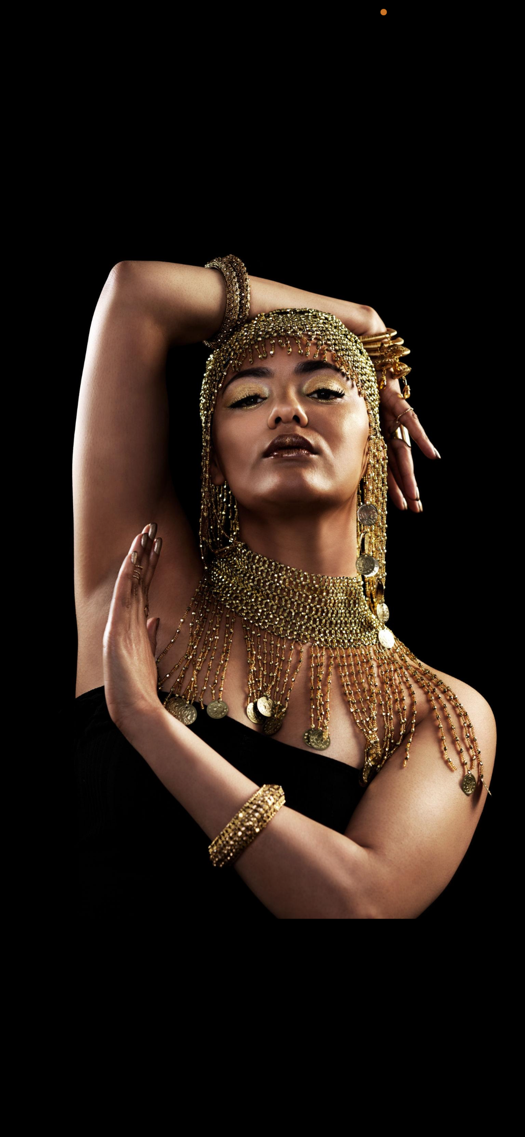 Melanin Queen Gold Crown Wall Art