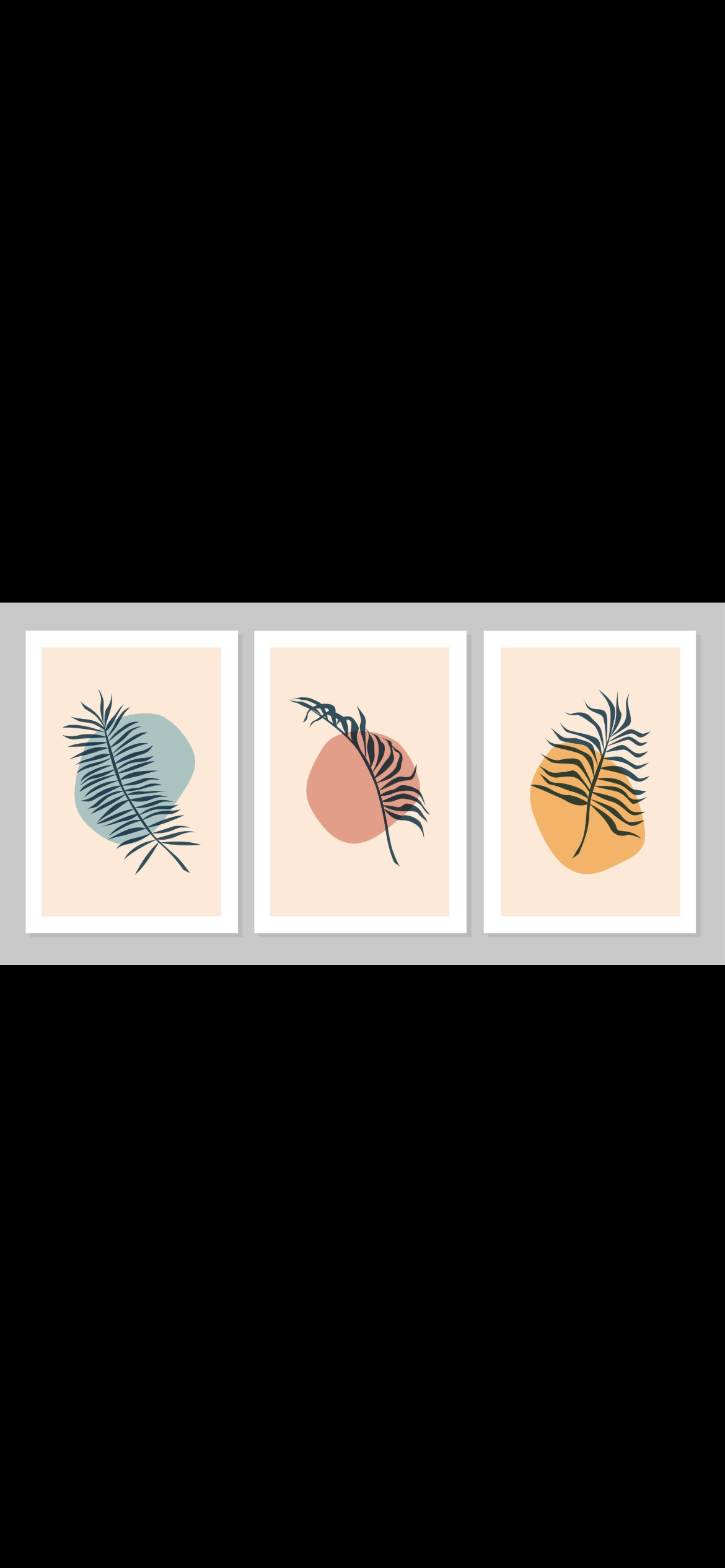 Neutral Boho Botanical Wall Art
