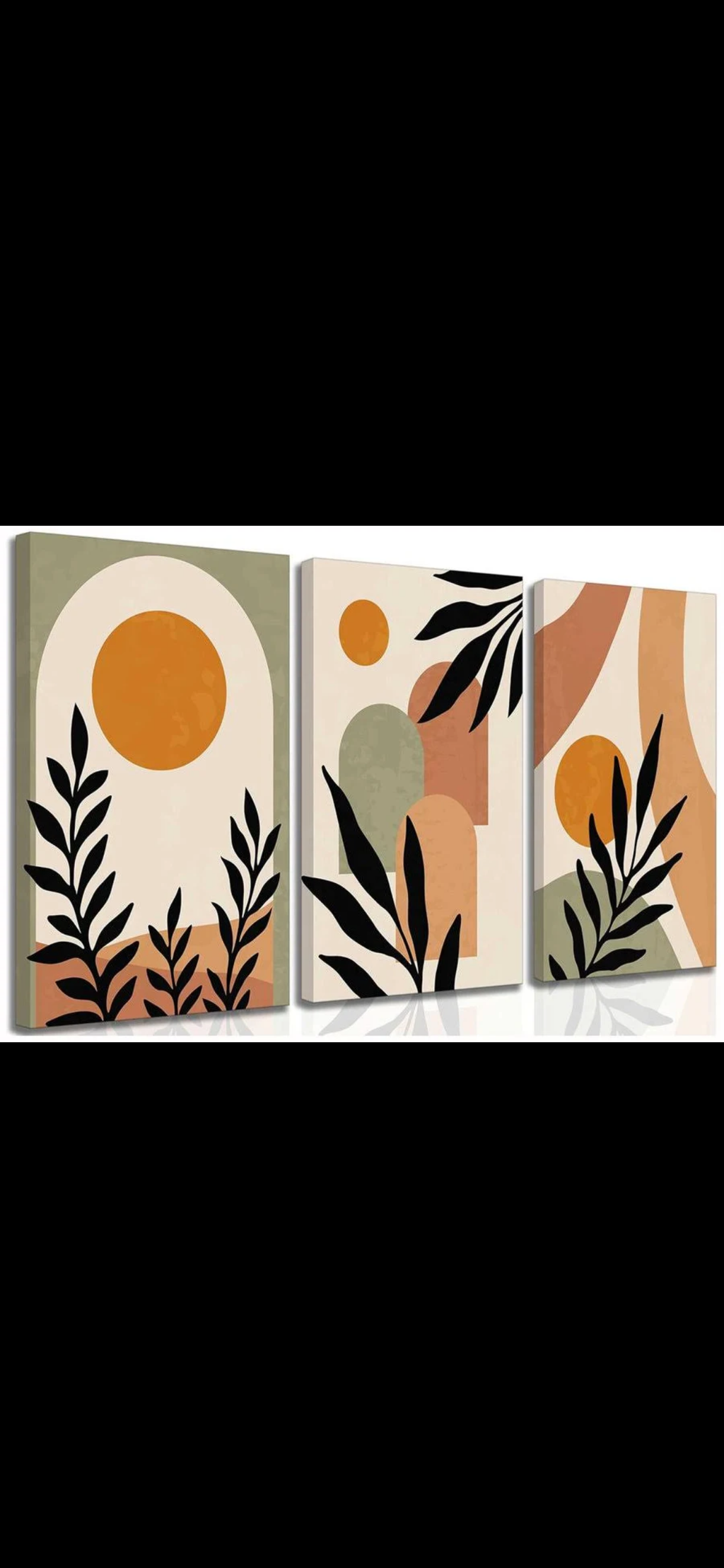 Neutral Boho Botanical Wall Art